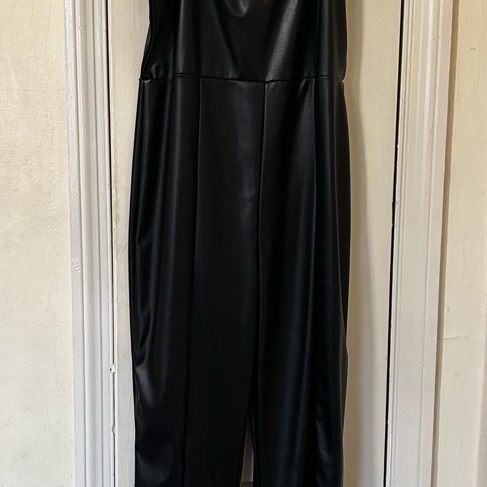 PrettyLittleThing Sleek Black Jumpsuit